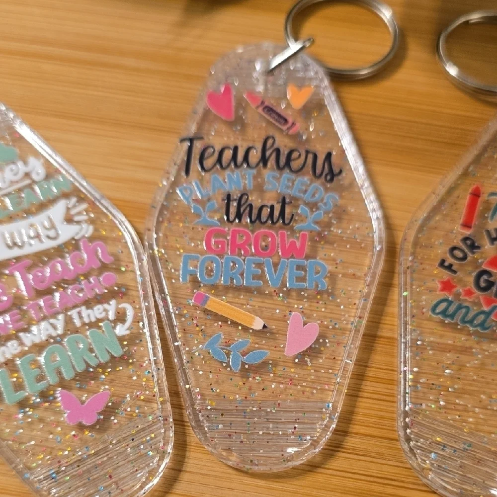 Inspirational Teacher Keychains
